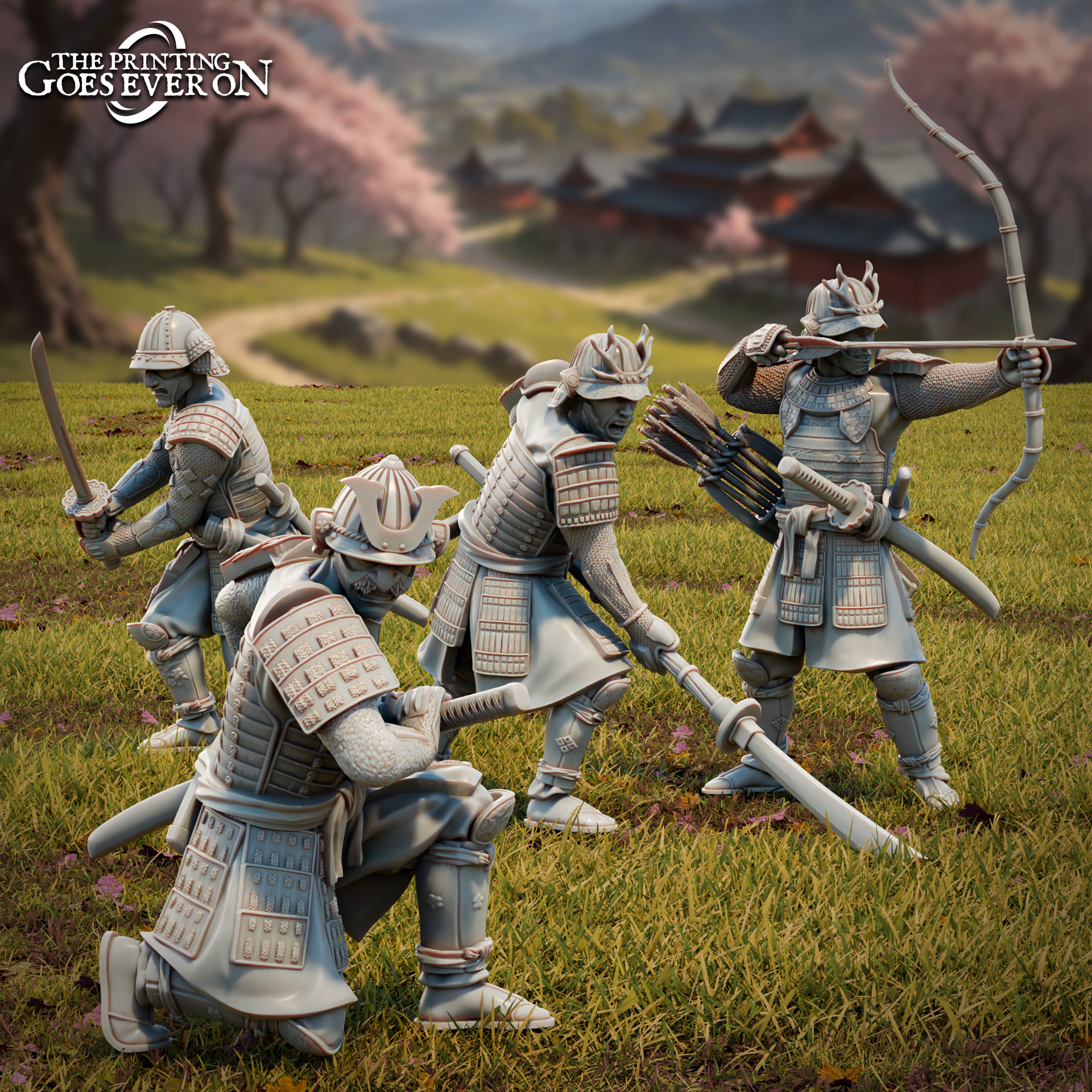 Jade Empire Samurai - On Foot - Presupported
